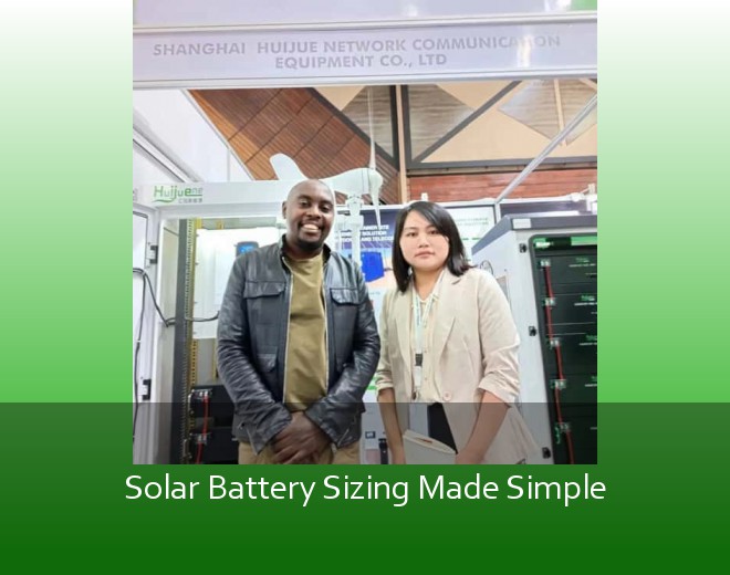 Solar Battery Sizing Made Simple